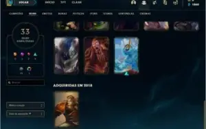 CONTA DE LOL GOLD / LEVEL 113 VÁRIAS SKINS BOAS