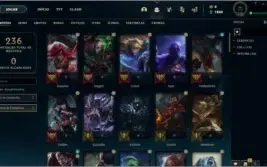 CONTA DE LOL GOLD / LEVEL 113 VÁRIAS SKINS BOAS