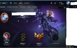 Conta League of legends Gold V Level 91