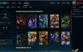 Conta League of legends  Baratinha