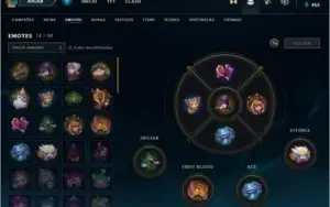 Conta League of Legends Unranked level44+4 skins habilitadas