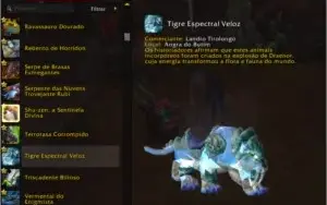 CONTA DE WOW COM BFA E SPECTRAL TIGER