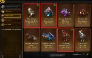CONTA DE WOW COM BFA E SPECTRAL TIGER