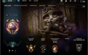 Conta LOL Gold 3 All Champs Lv 596