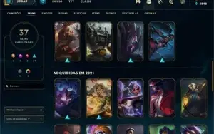 CONTA DE LOL OURO 1 EX - PLAT 4