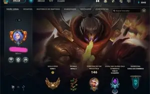 CONTA DE LOL OURO 1 EX - PLAT 4