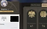 Conta StarRail com muitos personagens 5 estrelas e bem build