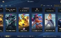 Conta Wild Rift Focada na Gwen e muitas skins