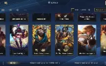 Conta Wild Rift Focada na Gwen e muitas skins