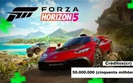 50.000.000 (cinquenta milhôes) de créditos Forza horizon 5