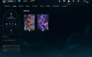 Conta Unranked com 17 Champs e 2 Skins (Nivel 31)