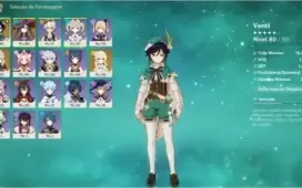 ✅ Conta Genshin Impact Venti+Mona+Albedo+Tumulo do lobo ✅