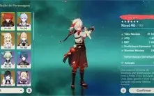 conta de genshin com ayato, kazuha, zhongli, Yelan, jean etc