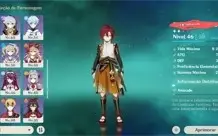 conta de genshin com ayato, kazuha, zhongli, Yelan, jean etc