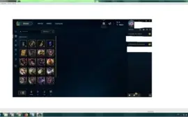 CONTA LEAGUE OF LEGENDS OURO 3 COM VARIAS SKINS E ICONES