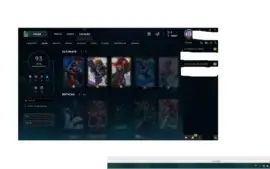 CONTA LEAGUE OF LEGENDS OURO 3 COM VARIAS SKINS E ICONES