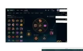 CONTA LEAGUE OF LEGENDS OURO 3 COM VARIAS SKINS E ICONES