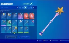 CONTA DE FORTNITE TRYHARD COM 90 SKINS+,EMOTES E PICARETAS