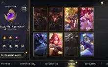 Conta Wild Rift GM 65 skins 83 campeões