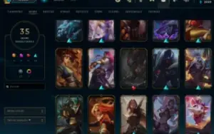 LOL conta 35 skils Gold IV