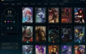LOL conta 35 skils Gold IV