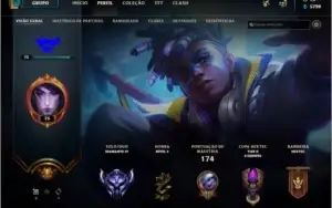 Conta lol Diamond 4