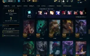 Unranked com 80 Champs e 22 Skins ( ADC / JG )