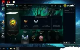 Conta LOL D% Main Supp TOP