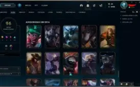 Conta com honra 5 e todos os campeões