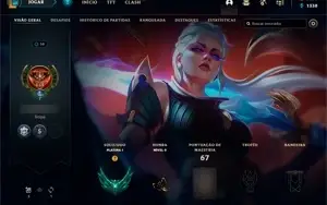 Conta smurf com 67% win