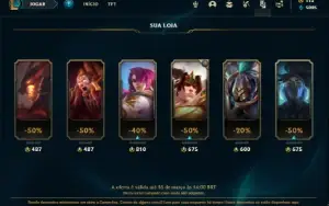Conta Nivel 27 Com 27 Champs e 6 Skins