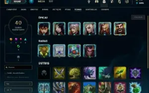 Conta Nivel 27 Com 27 Champs e 6 Skins