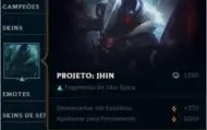 Conta LoL prata boa pra smurf com email de criação