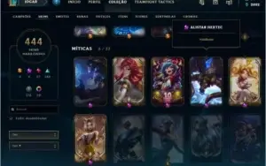 Conta League of Legends  - 444 Skins - Todos os Champs