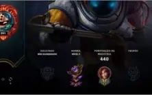 Conta League of Legends  - 444 Skins - Todos os Champs