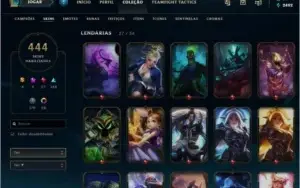 Conta League of Legends  - 444 Skins - Todos os Champs