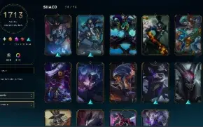 Conta De League Of Legends 1709 Skins + Pax Tf