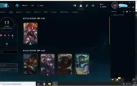 vendo conta do lol no bronze nivel 156