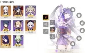 CONTA GENSHIN AR55 AYAKA QIQI MONA EULA RAIDEN SHOGUN + HOMA