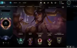 Conta level 500+/256 skins e 2 ultimates (Lux e Udyr)