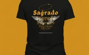 Camisa poliéster/ dry fit Estampa Sagrado