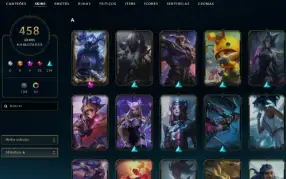 Conta Lol lvl616 458skins