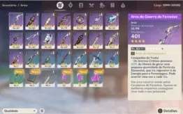 Genshin Impact - AR 45 - Diluc, Venti, Jean, Fischl + 13
