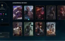 CONTA PRATA 4 COM VARIAS SKIN BOAS E VARIOS CAMP PROMOÇÃO