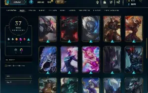 Prata 1 com 90 Champs e 37 Skins