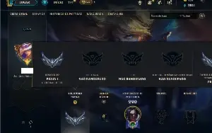 Prata 1 com 90 Champs e 37 Skins
