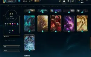 Prata 1 com 90 Champs e 37 Skins