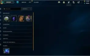Conta lol plat 4 lvl 65, 16 skins. e 1910 rp