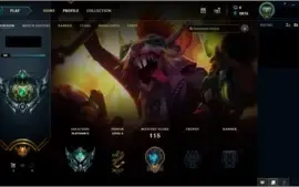 conta platina 2 ,44 champs ,10 skins e 14 espolios