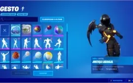 Conta Fortnite, Season 3 ao 6 completo +diversas skins! ! !